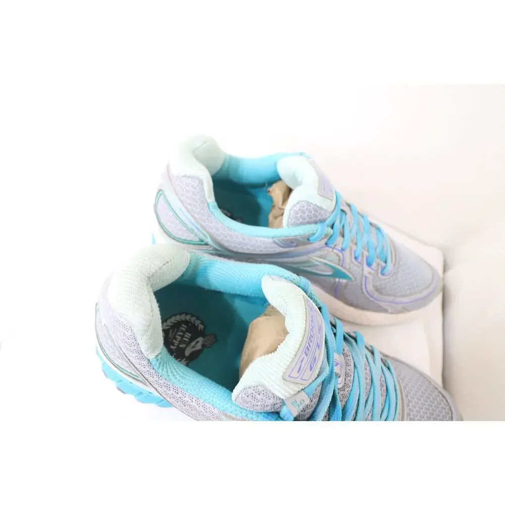 Brooks Womens Adrenaline GTS 16 Running Shoes Gray 1202031B170 Stripe Mesh 10 B - Picture 6 of 9
